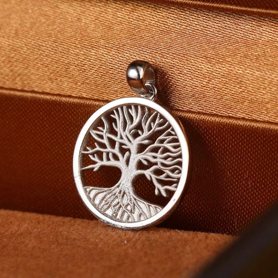Eternal Tree of Life | Platinum Pendant